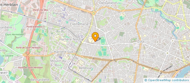 localisation de l'entreprise VIAQUALIS à NANTES