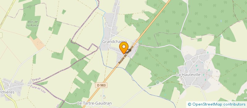 localisation de l'entreprise VIAQUIETUDE  GRANDCHAMP