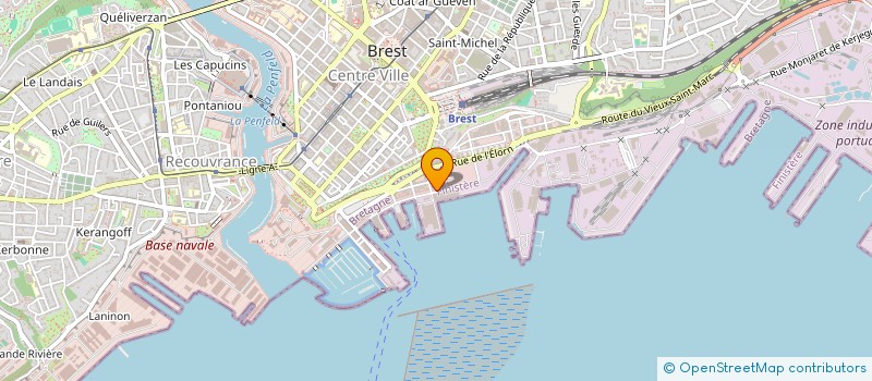 localisation de l'entreprise VIARAMA à BREST