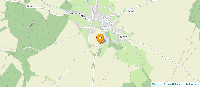 localisation de l'entreprise VIARD AVENIR CHARPENTE  VALAY