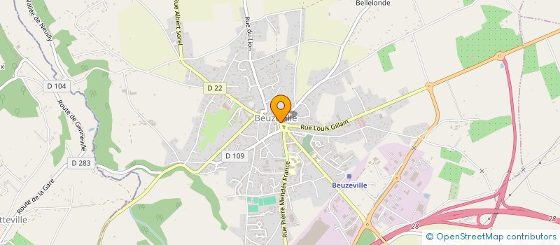 localisation de l'entreprise VIARDOT-SAUNIER à BEUZEVILLE