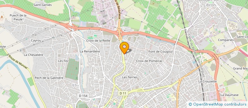 localisation de l'entreprise VIARGUES AMENAGEMENT  BEZIERS