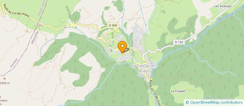 localisation de l'entreprise VIART / JAILLOT INDIVISION  LA GIETTAZ