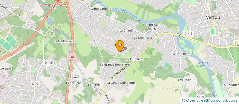 localisation de l'entreprise VIARUM INGENIERIE à VERTOU