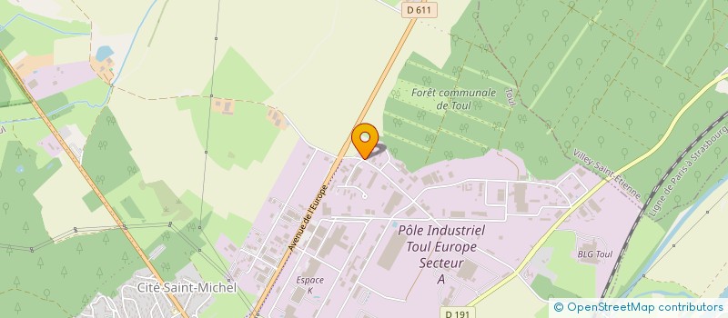 localisation de l'entreprise VIAS  TOUL