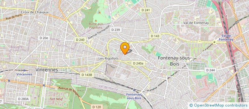 localisation de l'entreprise VIASAMA INTELLIGENCES CLES à FONTENAY-SOUS-BOIS