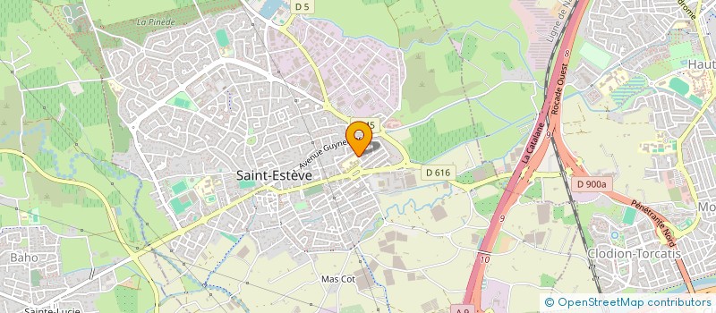 localisation de l'entreprise VIASENIOR à ST ESTEVE