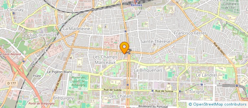 localisation de l'entreprise VIASILVA  RENNES