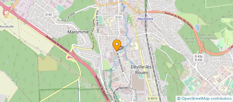 localisation de l'entreprise VIASYSTEMS EMS FRANCE à DEVILLE-LES-ROUEN