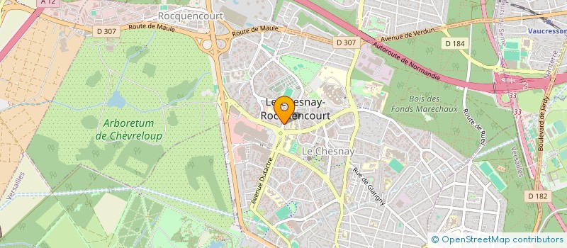 localisation de l'entreprise VIASYSTEMS FRANCE SARL à LE CHESNAY-ROCQUENCOURT