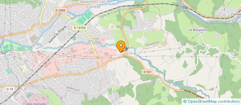 localisation de l'entreprise VIATECH  MALEMORT