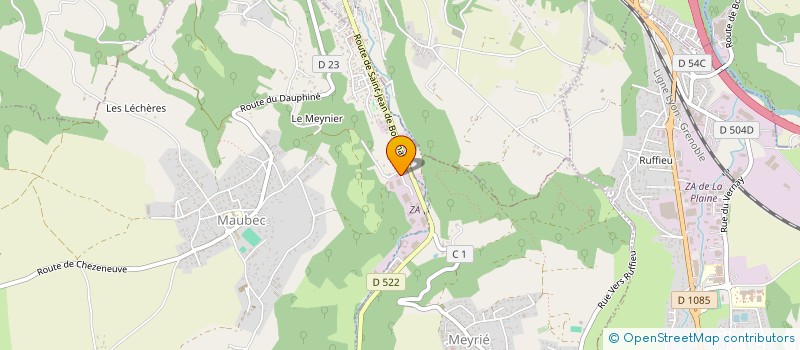 localisation de l'entreprise VIATECH  MAUBEC