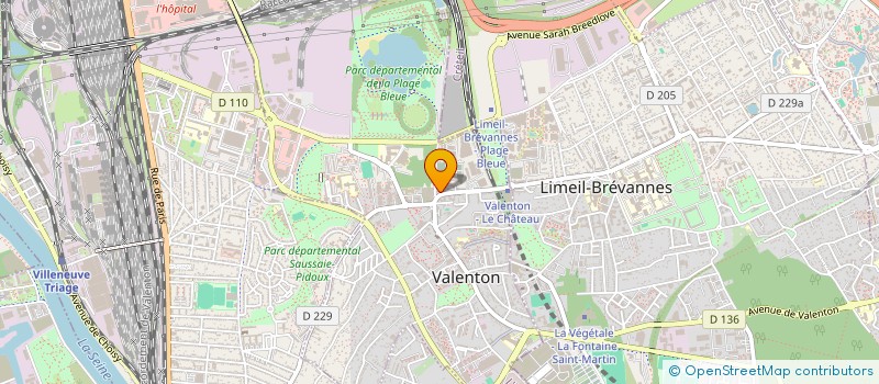 localisation de l'entreprise VIATICK à VALENTON