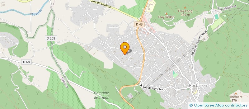 localisation de l'entreprise VIATICK PROVENCE COTE D AZUR à ROCBARON