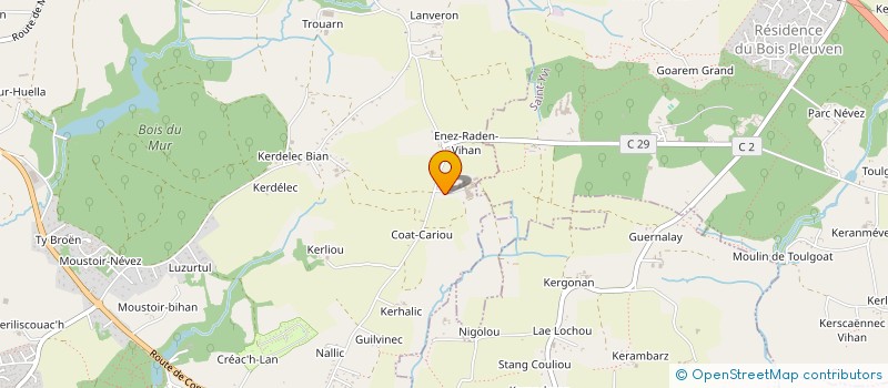 localisation de l'entreprise VIATICUM  SAINT-EVARZEC