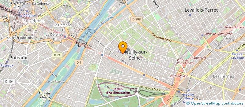 localisation de l'entreprise VIATYS CONSEIL à NEUILLY-SUR-SEINE