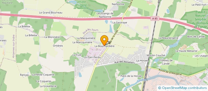 localisation de l'entreprise VIAU CHRISTOPHE à MONTS