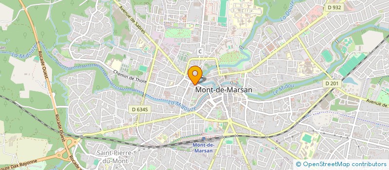 localisation de l'entreprise VIAUD à MONT-DE-MARSAN