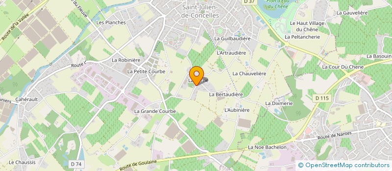 localisation de l'entreprise VIAUD CH à SAINT-JULIEN-DE-CONCELLES
