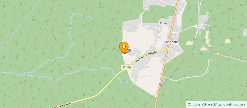 localisation de l'entreprise VIAUD CJ  SALLES