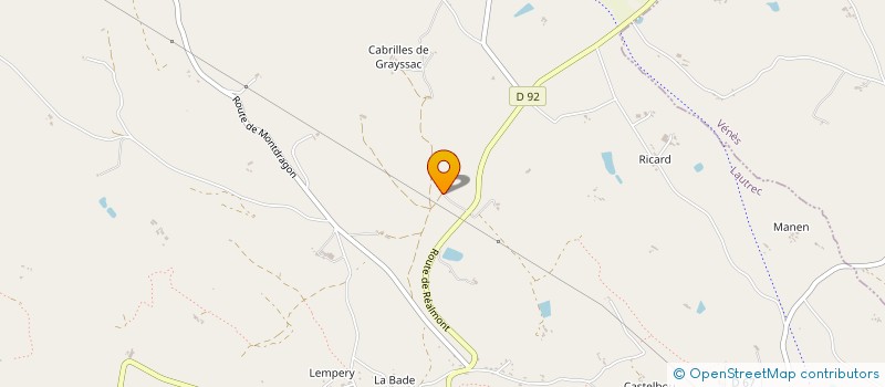 localisation de l'entreprise VIAULE  LAUTREC