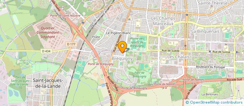 localisation de l'entreprise VIAUP  RENNES