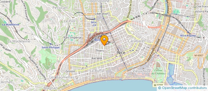 localisation de l'entreprise VIAVELO à NICE