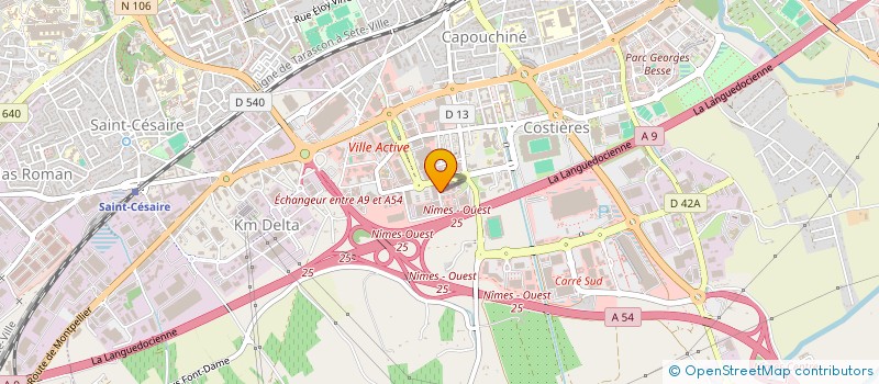 localisation de l'entreprise VIAVERDE CONSTRUCTION à NIMES