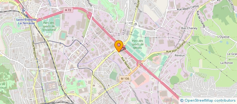 localisation de l'entreprise VIAVI SOLUTIONS FRANCE SAS à SAINT-ETIENNE