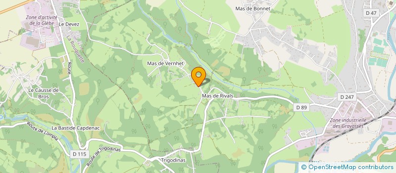 localisation de l'entreprise VIAWATT  VILLEFRANCHE-DE-ROUERGUE