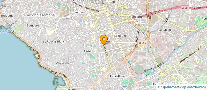 localisation de l'entreprise VIAX à MARSEILLE
