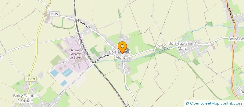 localisation de l'entreprise VIAX  BOISLEUX-AU-MONT