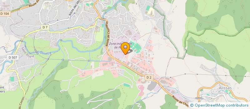 localisation de l'entreprise VIAZAC ET FILS  PRIVAS