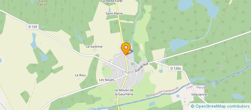 localisation de l'entreprise VIB  CHAON