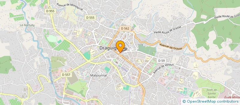 localisation de l'entreprise VIB'S ASSOCIATION MUSICALE  DRAGUIGNAN