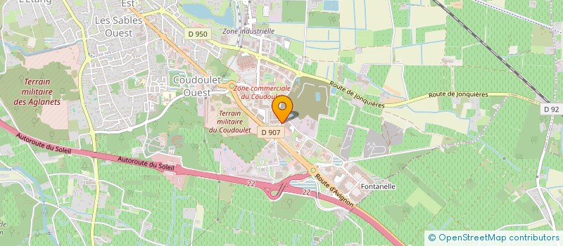 localisation de l'entreprise VIBAN  COURTHEZON