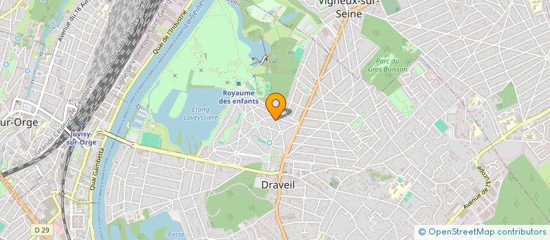 localisation de l'entreprise VIBE à DRAVEIL