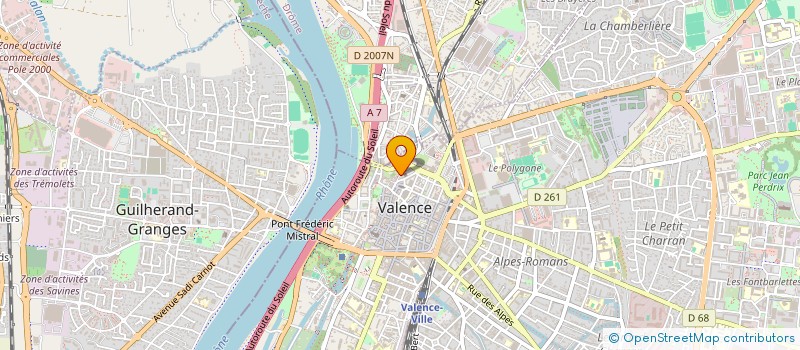 localisation de l'entreprise VIBE à VALENCE