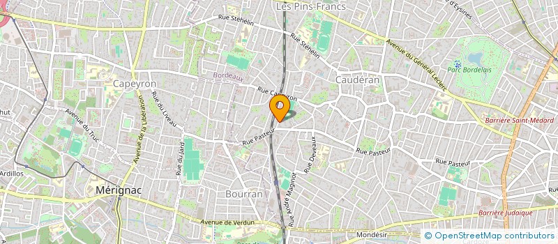 localisation de l'entreprise VIBE  BORDEAUX