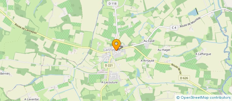 localisation de l'entreprise VIBE ARCHITECTS  CASTELNAU-BARBARENS