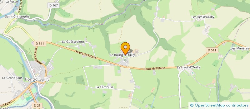 localisation de l'entreprise VIBE YOUR DANSE  PONT-D'OUILLY