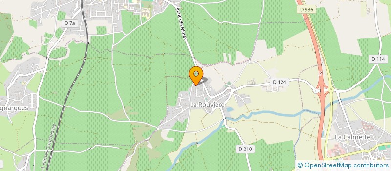 localisation de l'entreprise VIBEL à LA ROUVIERE