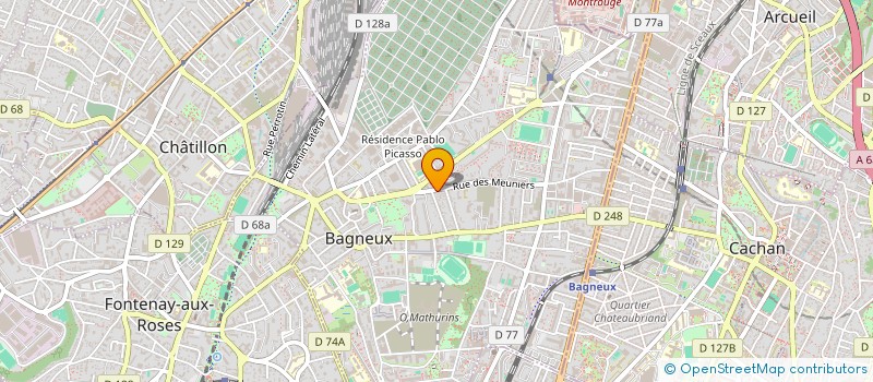 localisation de l'entreprise VIBELO  BAGNEUX