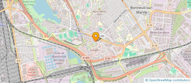 localisation de l'entreprise VIBEME à CRETEIL