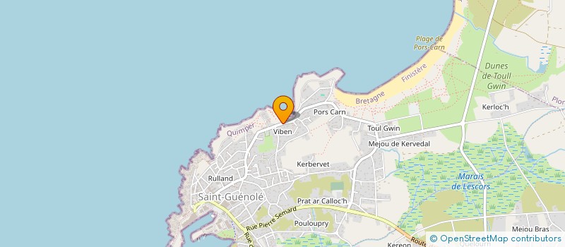 localisation de l'entreprise VIBEN 155  PENMARCH