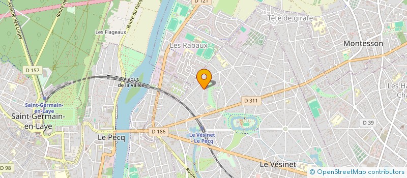 localisation de l'entreprise VIBER  LE VESINET