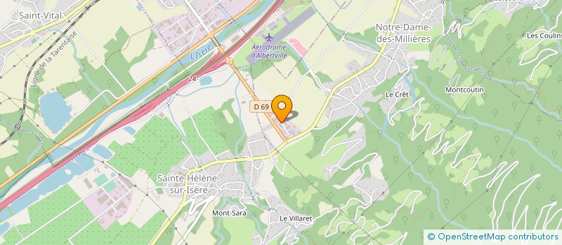 localisation de l'entreprise VIBERT EQUIPEMENT  NOTRE-DAME-DES-MILLIERES