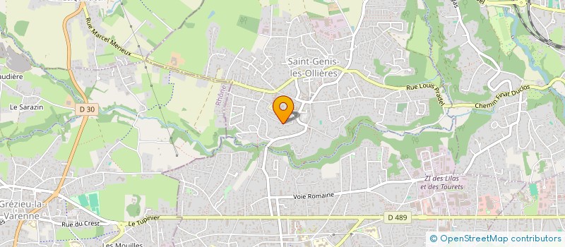 localisation de l'entreprise VIBERTI & CO  SAINT-GENIS-LES-OLLIERES