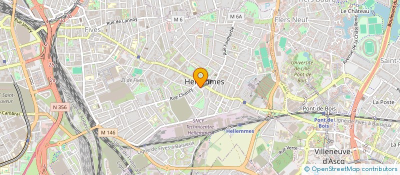 localisation de l'entreprise VIBES  LILLE