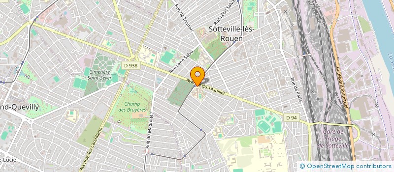 localisation de l'entreprise VIBES COMPANY  SOTTEVILLE-LES-ROUEN